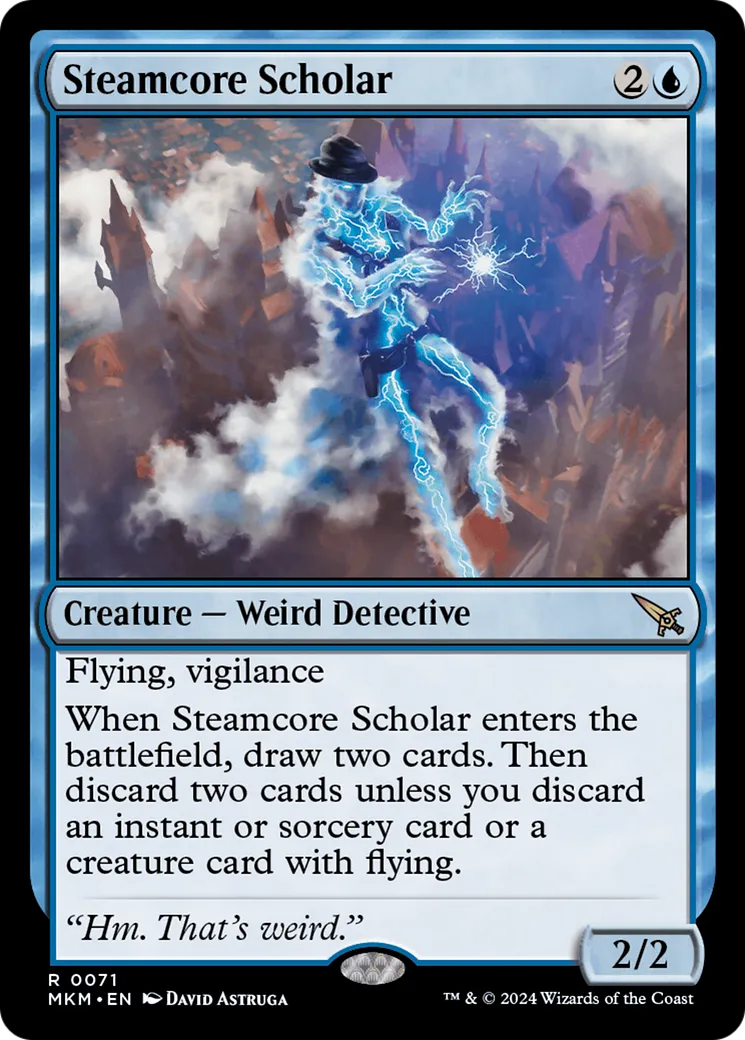 Steamcore Scholar — Murders at Karlov Manor — Magic: The Gathering