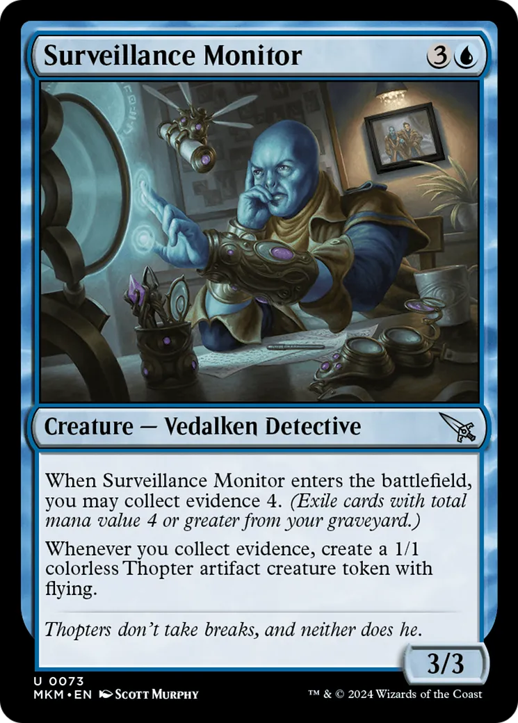Surveillance Monitor — Murders at Karlov Manor — Magic: The Gathering