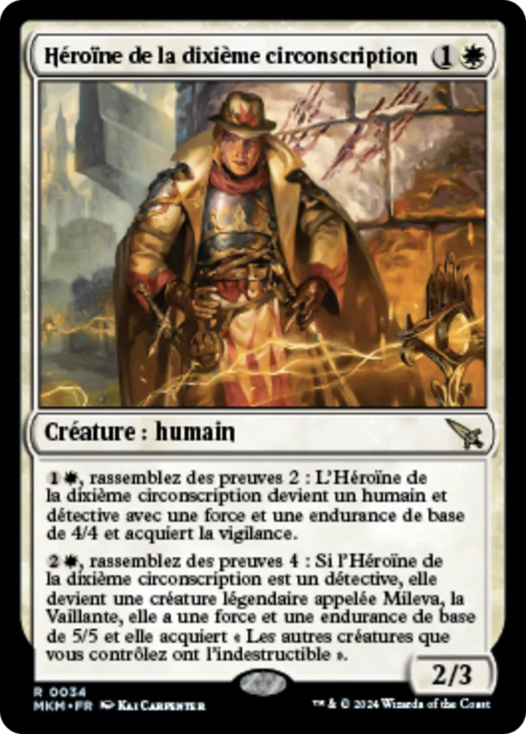 Héroïne de la dixième circonscription — Murders at Karlov Manor — Magic: The Gathering