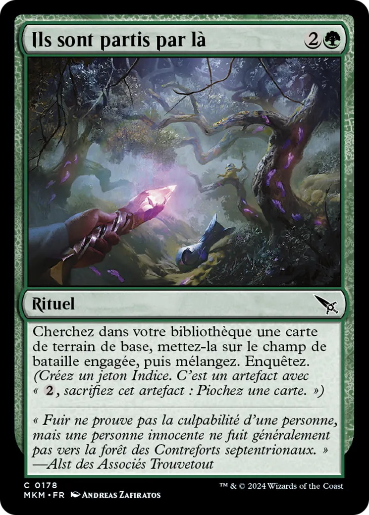 Ils sont partis par là — Murders at Karlov Manor — Magic: The Gathering