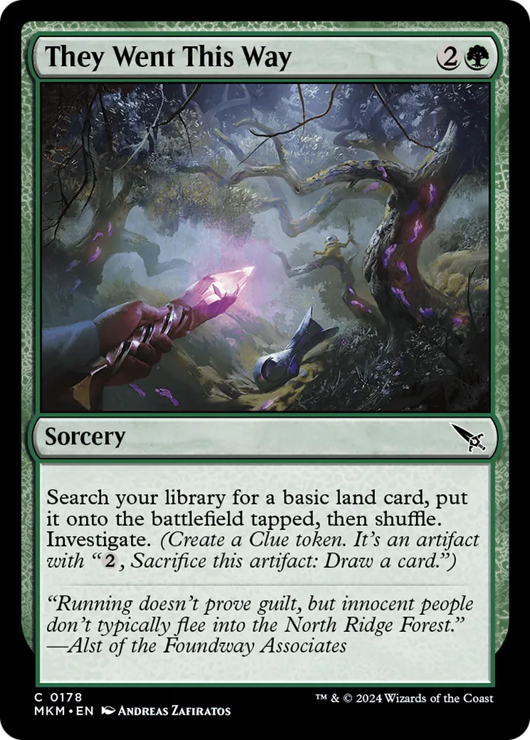Ils sont partis par là — Murders at Karlov Manor — Magic: The Gathering