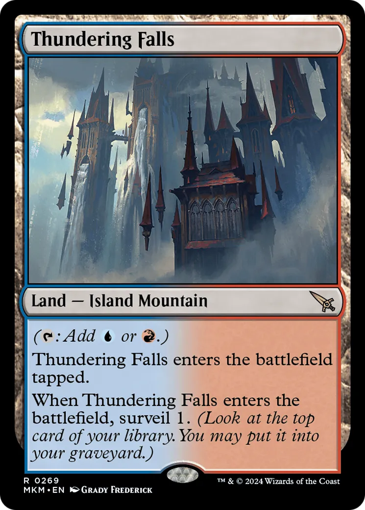 Thundering Falls — Murders at Karlov Manor — Magic: The Gathering