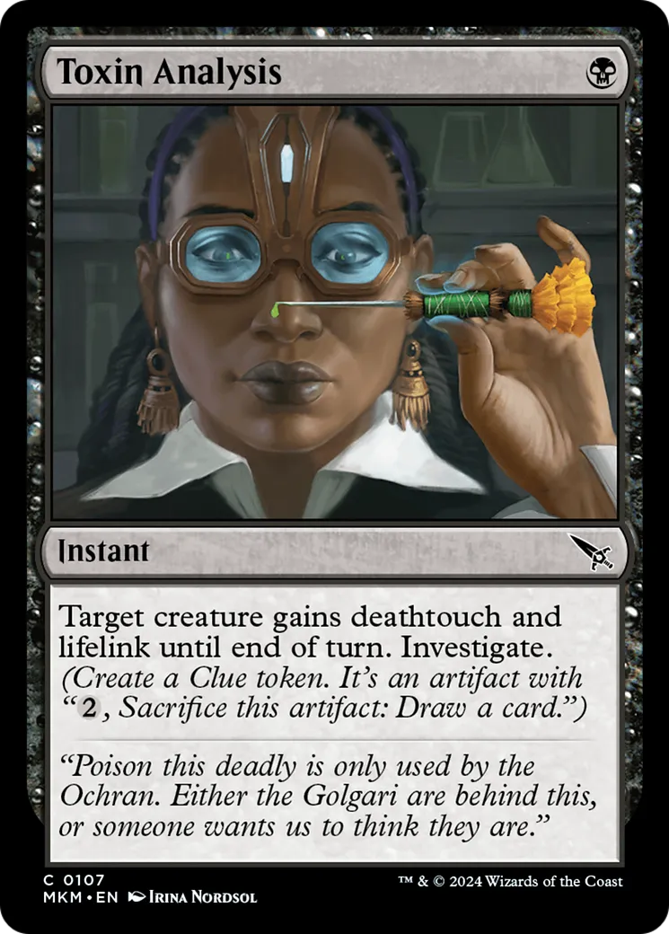 Toxin Analysis — Murders at Karlov Manor — Magic: The Gathering