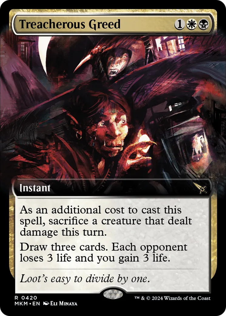 Avidité sournoise — Murders at Karlov Manor — Magic: The Gathering
