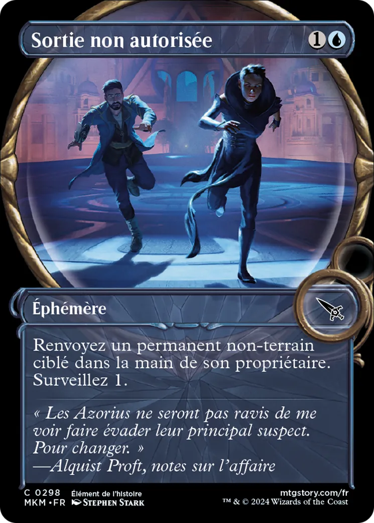Sortie non autorisée — Murders at Karlov Manor — Magic: The Gathering