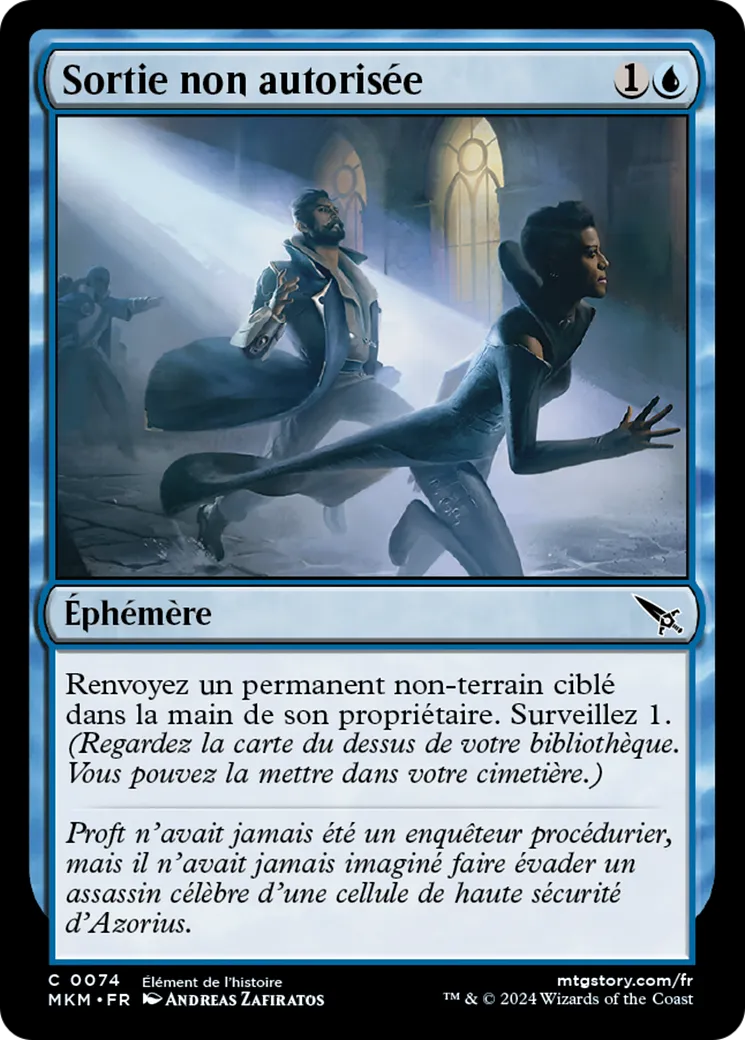 Sortie non autorisée — Murders at Karlov Manor — Magic: The Gathering
