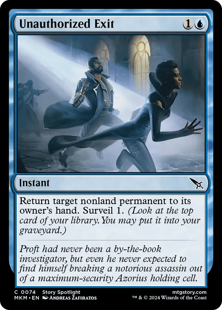 Sortie non autorisée — Murders at Karlov Manor — Magic: The Gathering