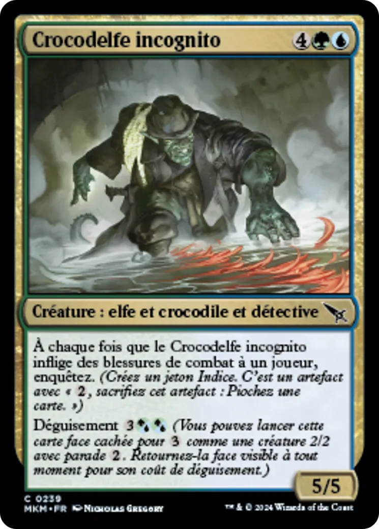 Crocodelfe incognito — Murders at Karlov Manor — Magic: The Gathering