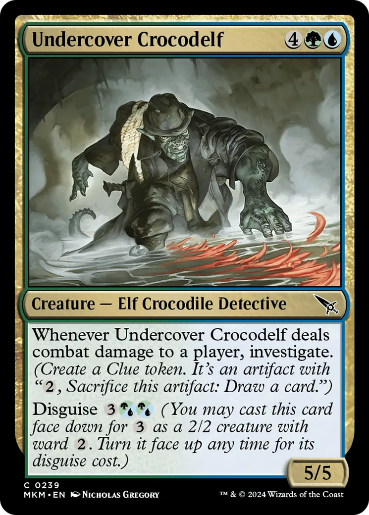 Crocodelfe incognito — Murders at Karlov Manor — Magic: The Gathering