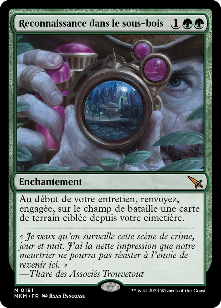 Reconnaissance dans le sous-bois — Murders at Karlov Manor — Magic: The Gathering