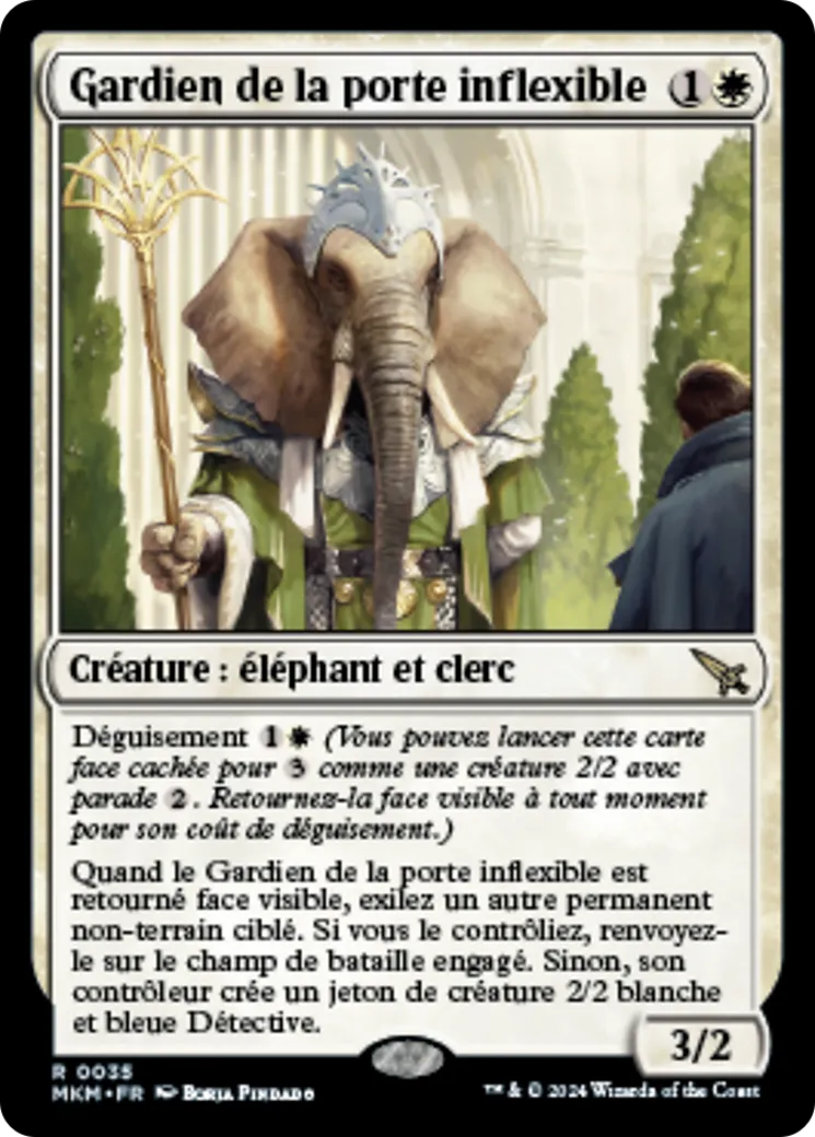 Gardien de la porte inflexible — Murders at Karlov Manor — Magic: The Gathering