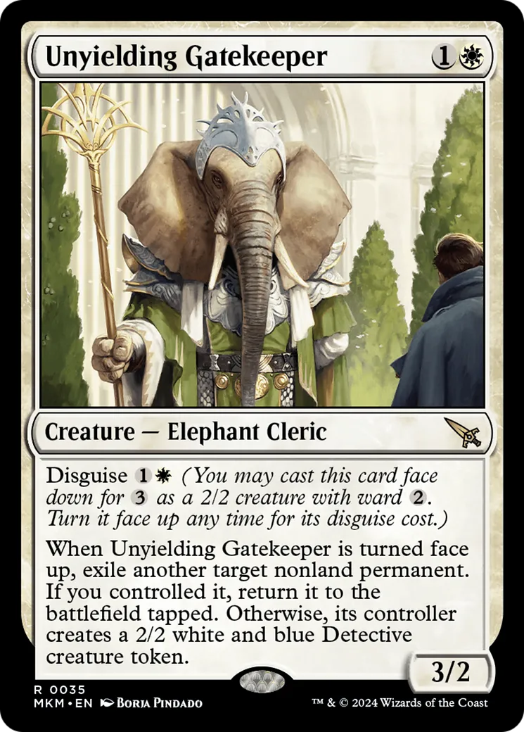 Gardien de la porte inflexible — Murders at Karlov Manor — Magic: The Gathering