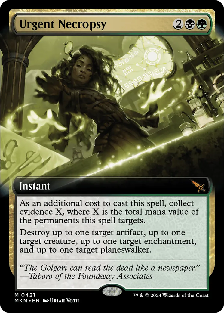 Urgent Necropsy — Murders at Karlov Manor — Magic: The Gathering