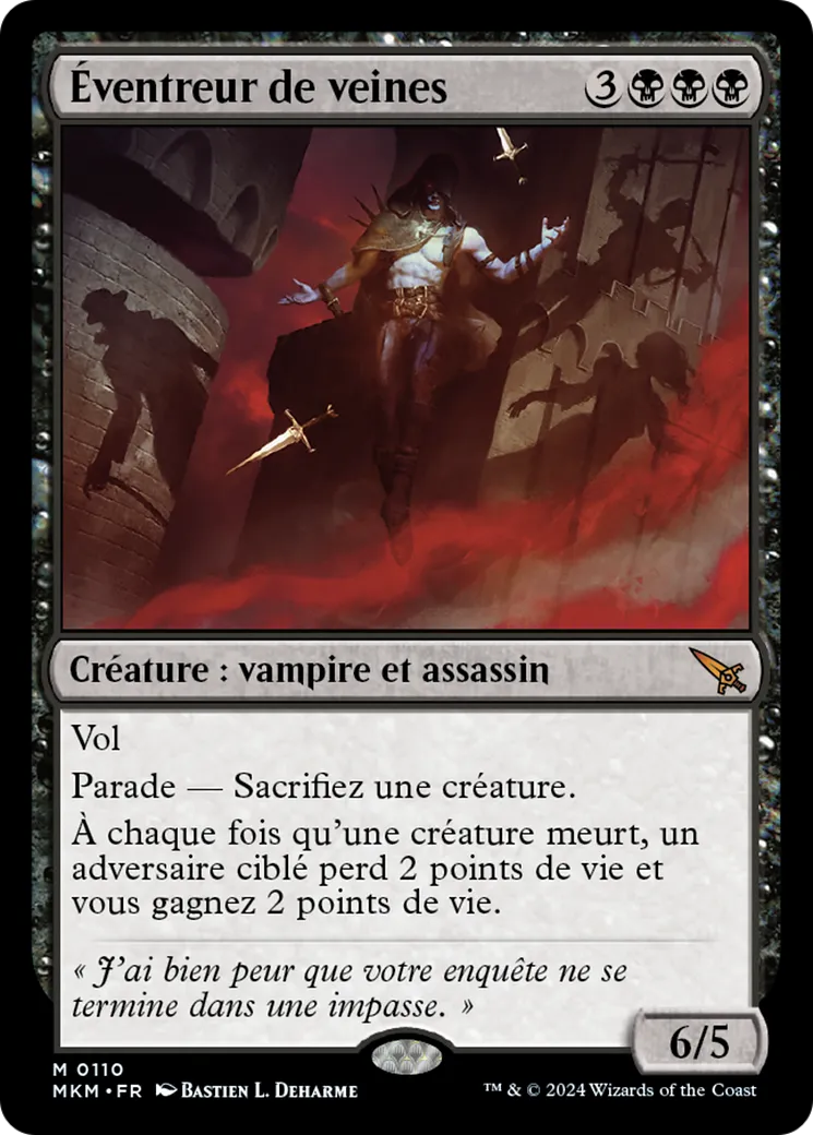 Éventreur de veines — Murders at Karlov Manor — Magic: The Gathering