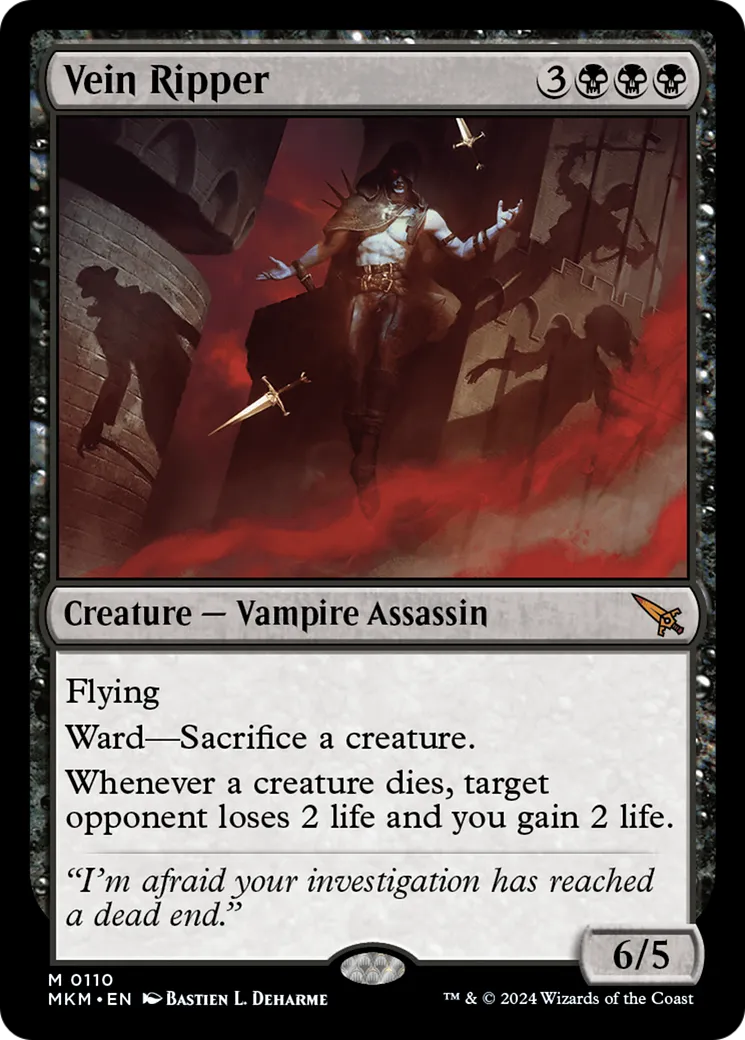 Vein Ripper — Murders at Karlov Manor — Magic: The Gathering