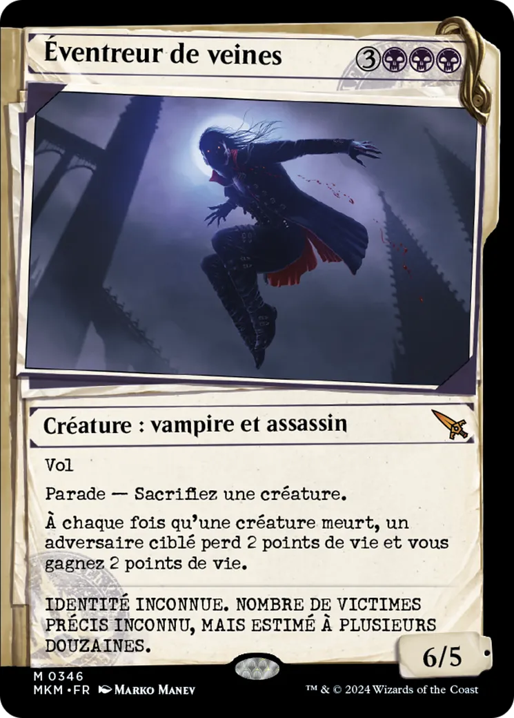 Éventreur de veines — Murders at Karlov Manor — Magic: The Gathering