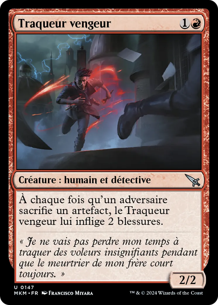 Traqueur vengeur — Murders at Karlov Manor — Magic: The Gathering