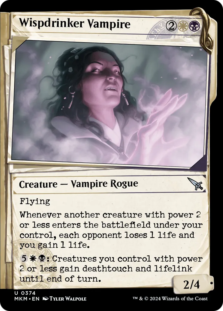 Wispdrinker Vampire — Murders at Karlov Manor — Magic: The Gathering
