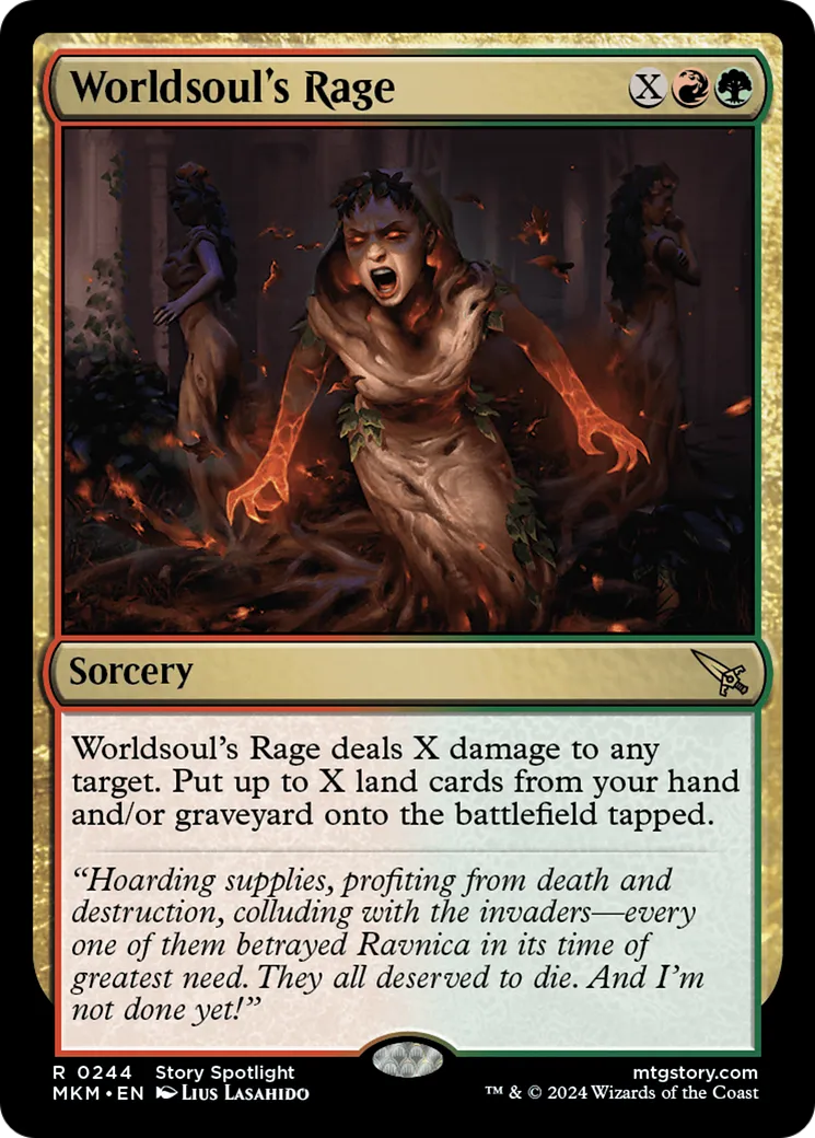 Worldsoul's Rage — Murders at Karlov Manor — Magic: The Gathering