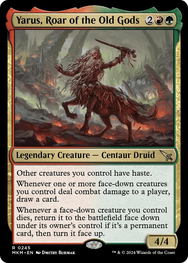 Yarus, Roar of the Old Gods — Murders at Karlov Manor — Magic: The Gathering