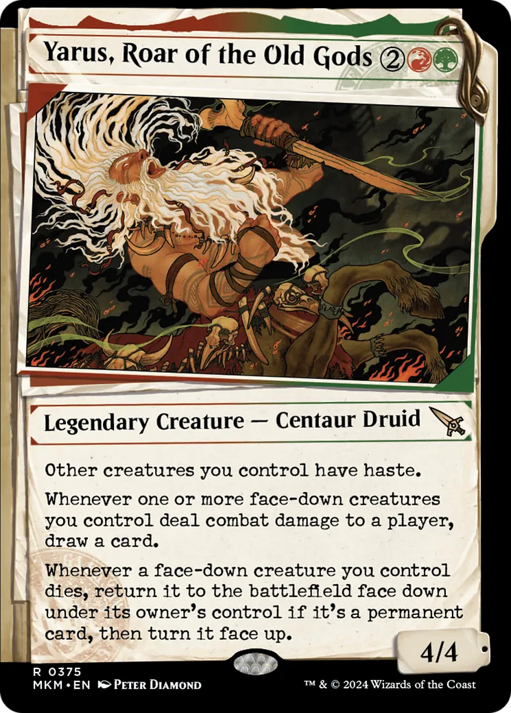 Yarus, Roar of the Old Gods — Murders at Karlov Manor — Magic: The Gathering