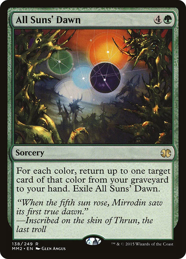All Suns' Dawn — Modern Masters 2015 — Magic: The Gathering