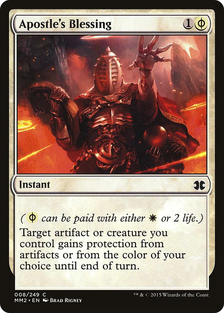 Bénédiction de l'apôtre — Modern Masters 2015 — Magic: The Gathering