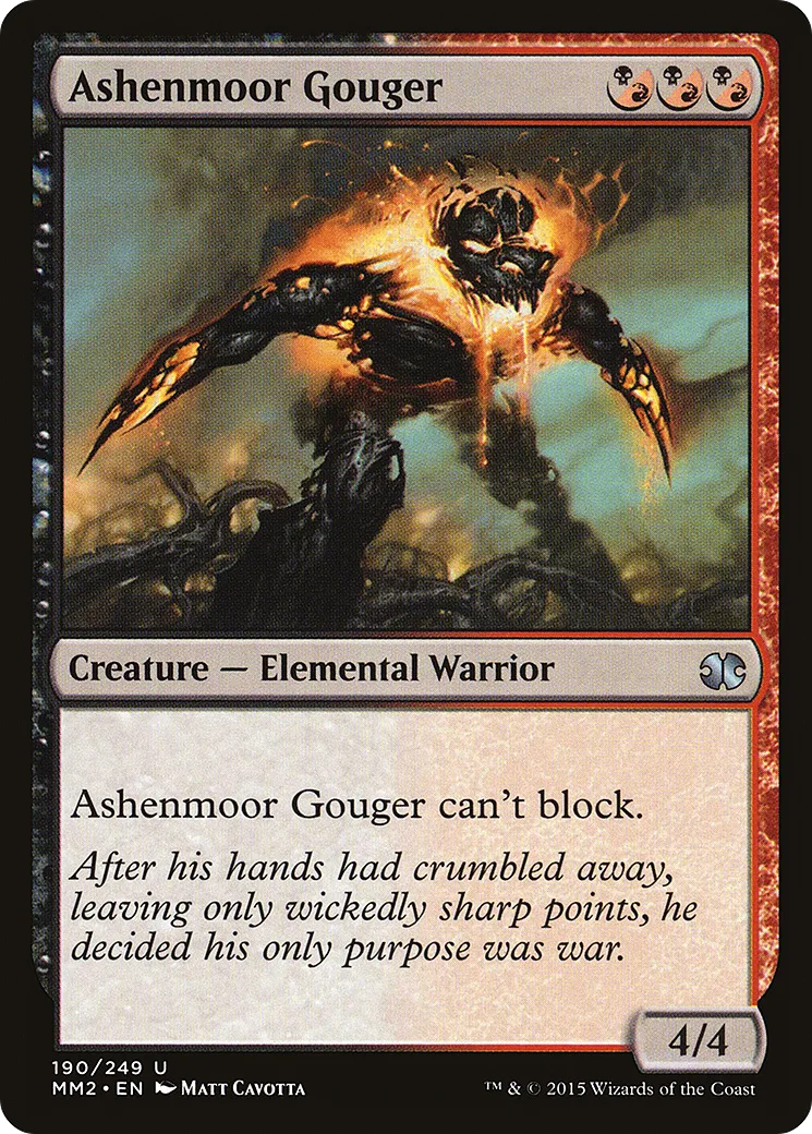 Ashenmoor Gouger — Modern Masters 2015 — Magic: The Gathering