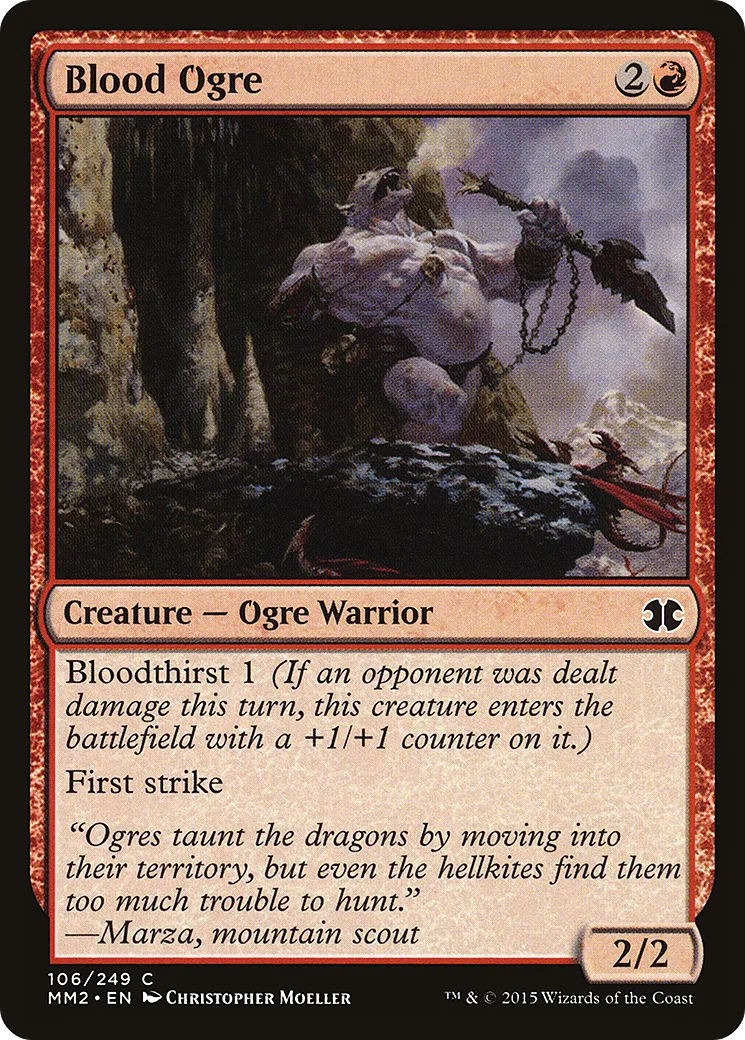 Blood Ogre — Modern Masters 2015 — Magic: The Gathering