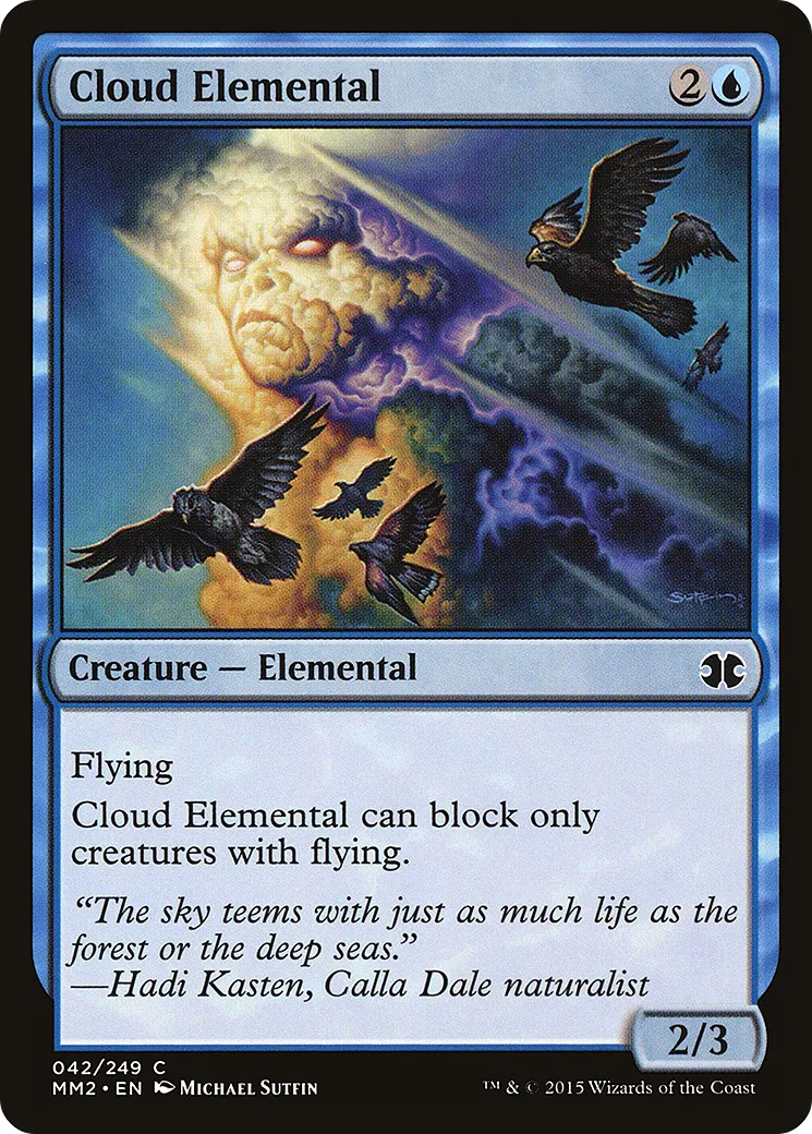 Élémental de nuage — Modern Masters 2015 — Magic: The Gathering
