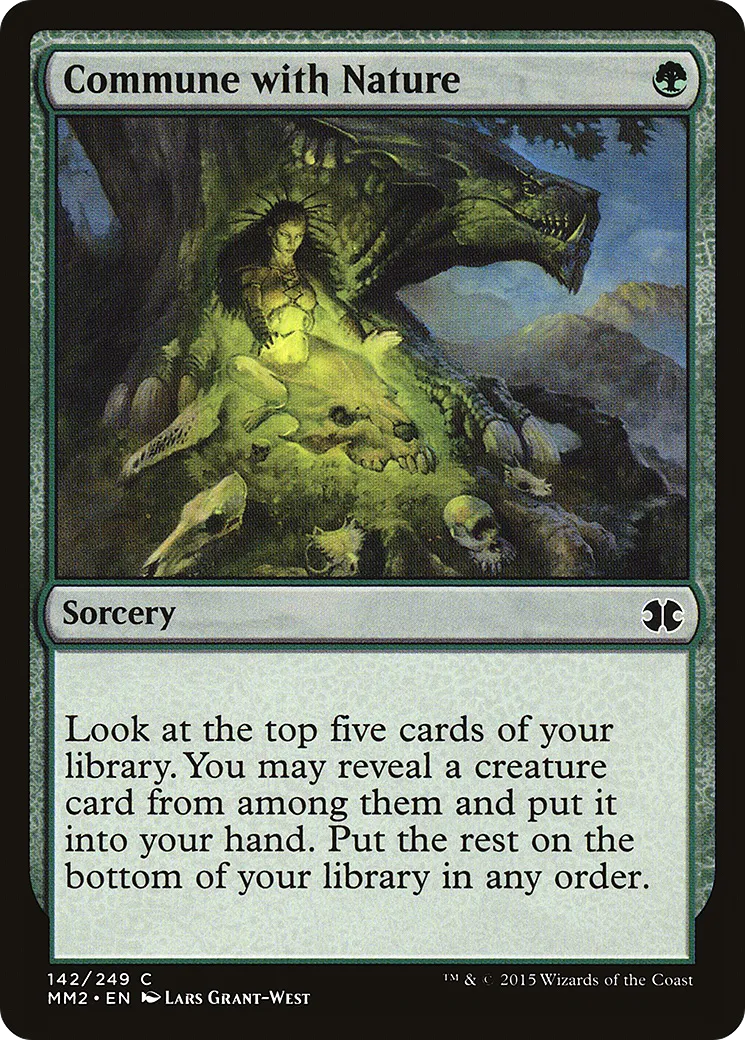 Commune with Nature — Modern Masters 2015 — Magic: The Gathering