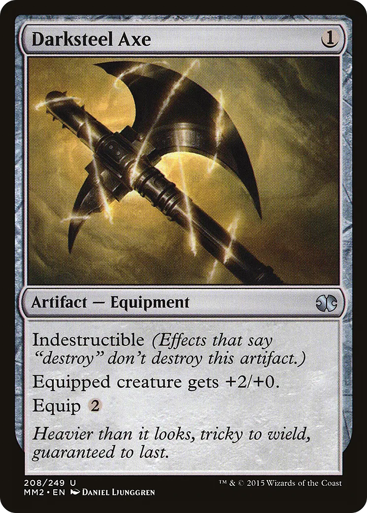 Darksteel Axe — Modern Masters 2015 — Magic: The Gathering