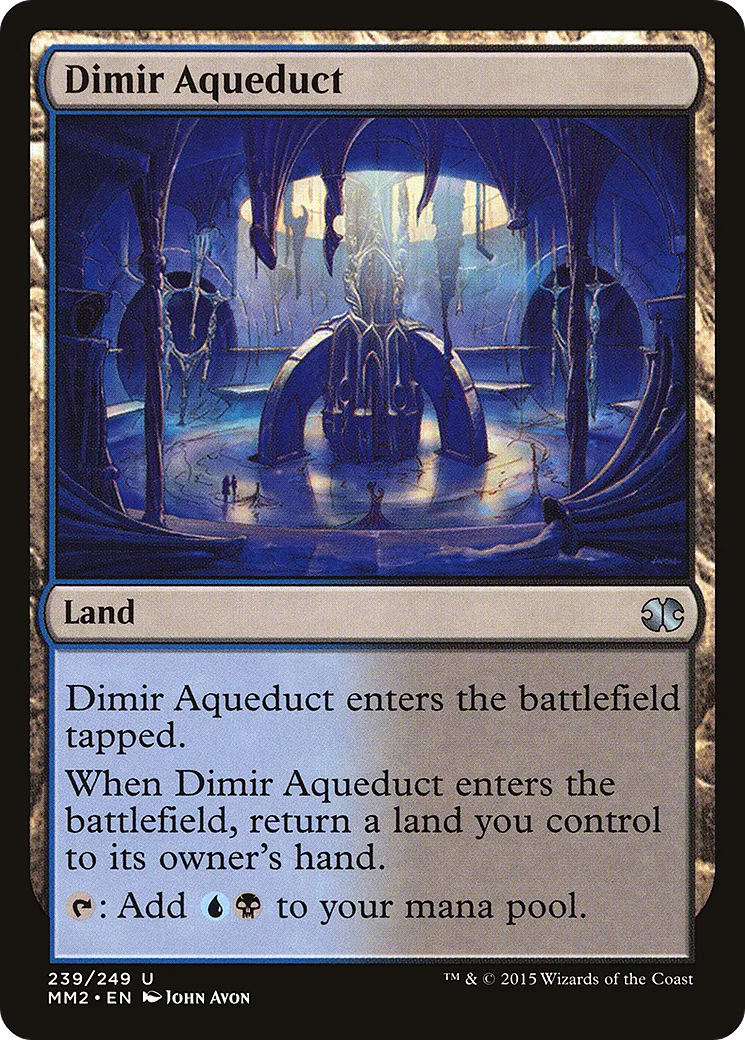 Aqueduc de Dimir — Modern Masters 2015 — Magic: The Gathering