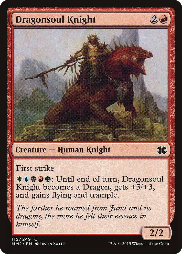 Chevalier âme-dragon — Modern Masters 2015 — Magic: The Gathering