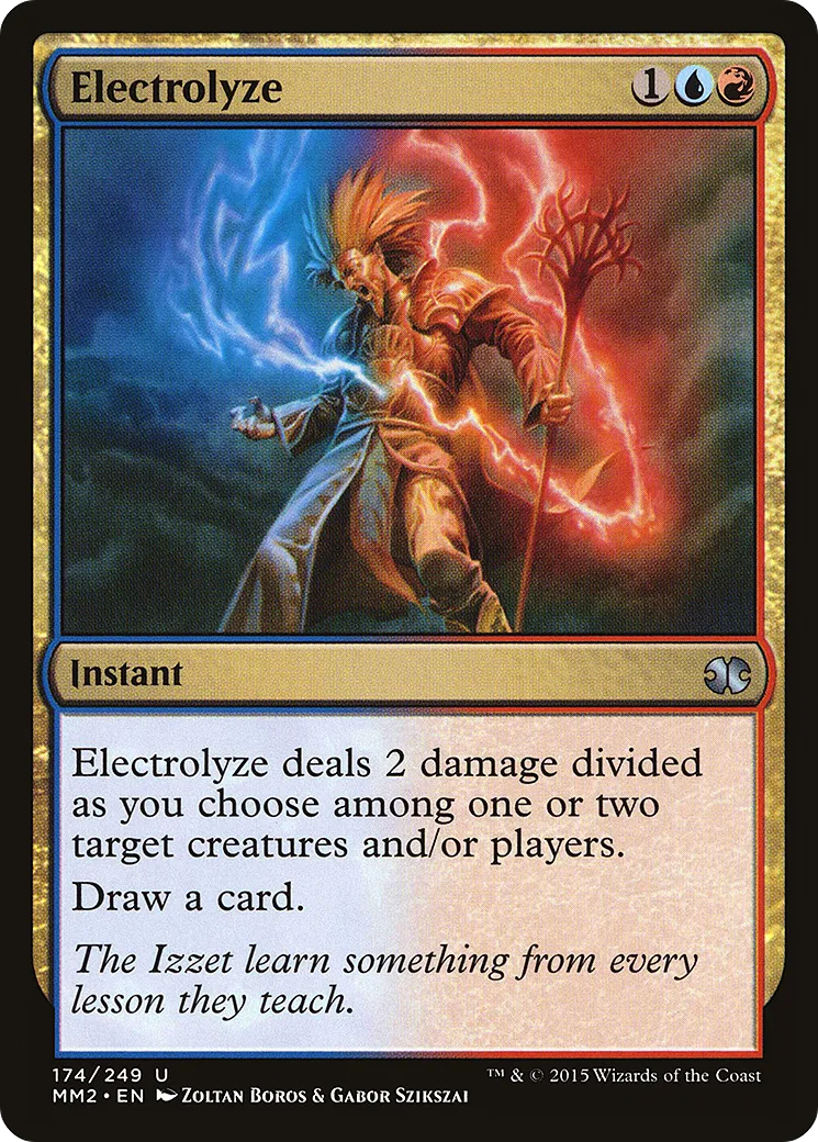 Electrolyze — Modern Masters 2015 — Magic: The Gathering