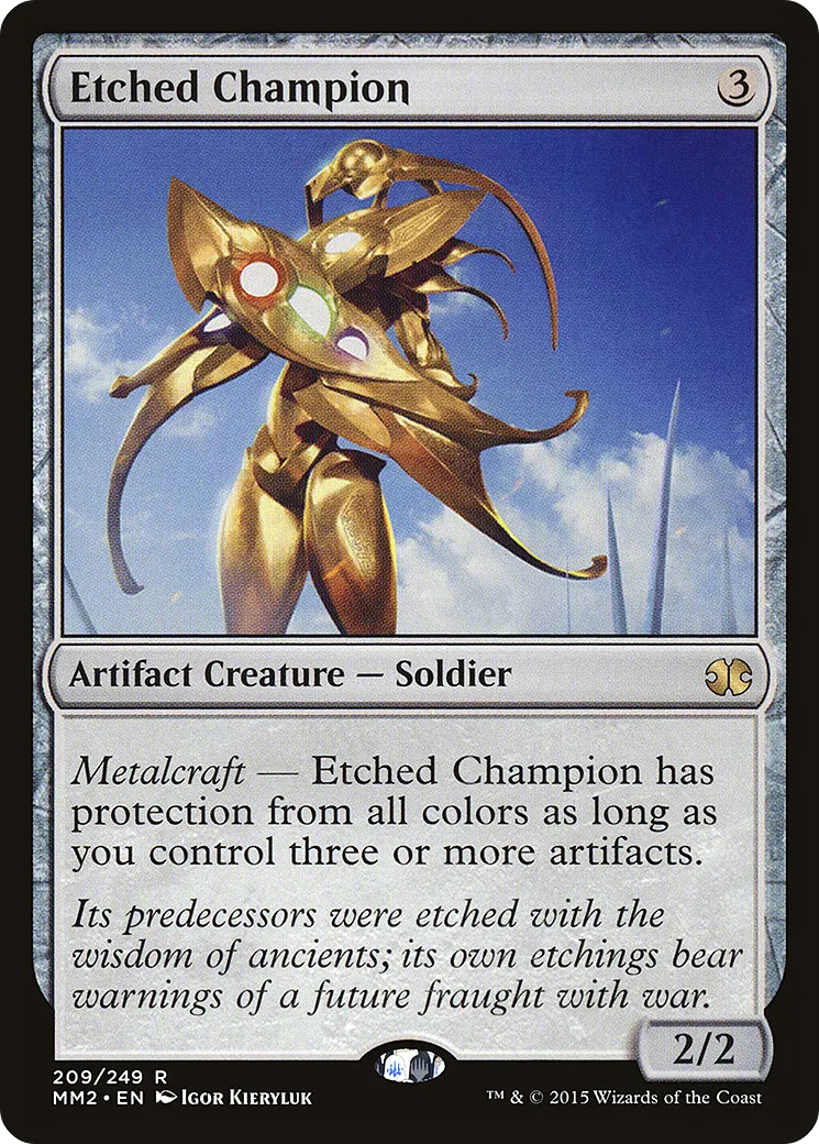 Etched Champion — Modern Masters 2015 — Magic: The Gathering