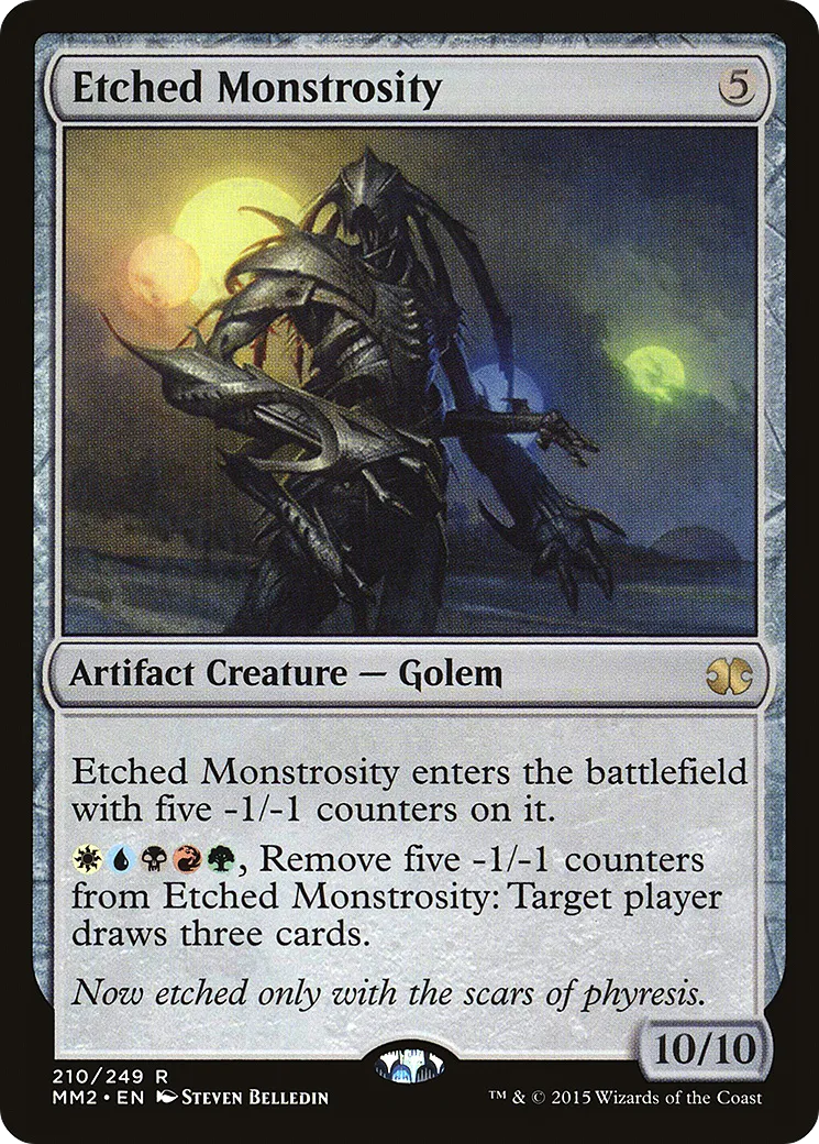 Etched Monstrosity — Modern Masters 2015 — Magic: The Gathering