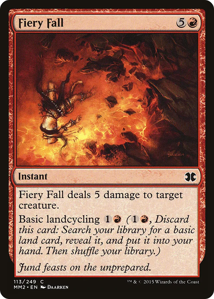 Chute ardente — Modern Masters 2015 — Magic: The Gathering