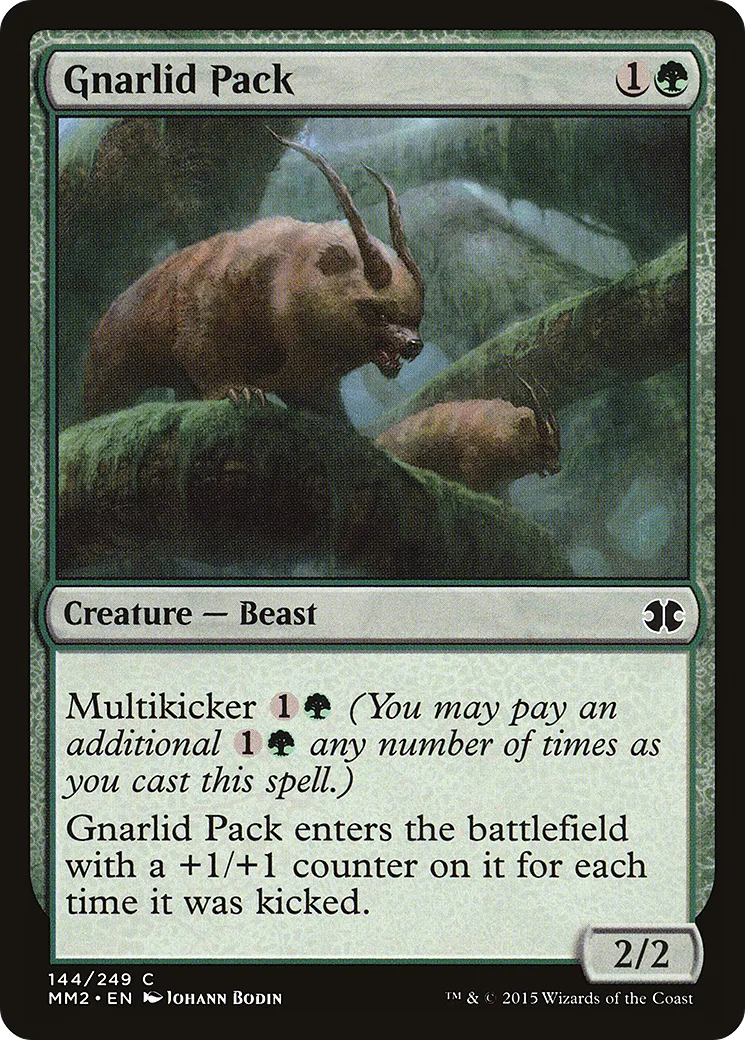 Gnarlid Pack — Modern Masters 2015 — Magic: The Gathering