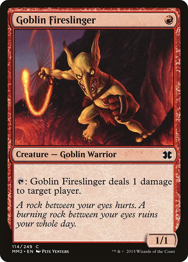 Goblin Fireslinger — Modern Masters 2015 — Magic: The Gathering