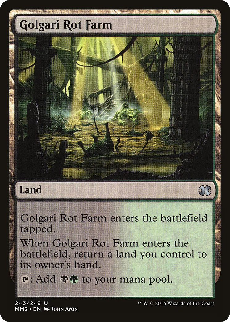 Golgari Rot Farm — Modern Masters 2015 — Magic: The Gathering