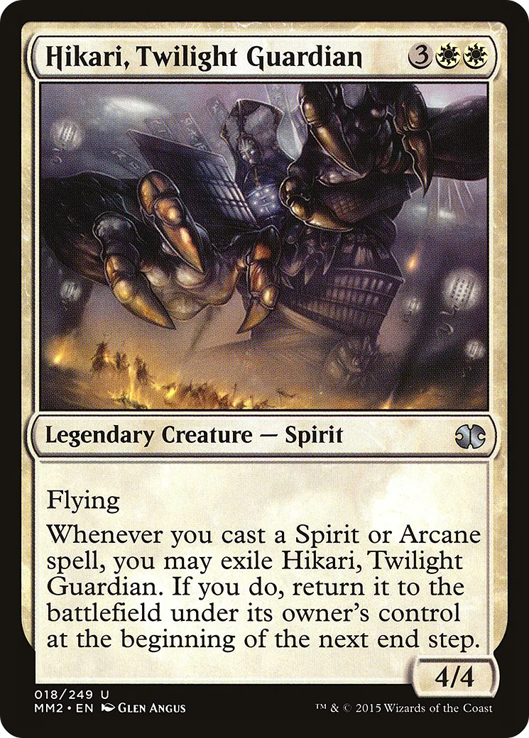 Hikari, vigile du crépuscule — Modern Masters 2015 — Magic: The Gathering