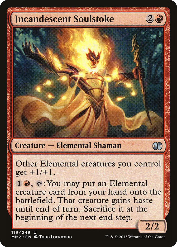 Incandescent Soulstoke — Modern Masters 2015 — Magic: The Gathering
