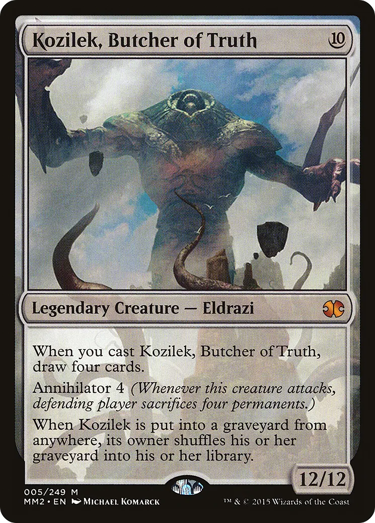 Kozilek, Butcher of Truth — Modern Masters 2015 — Magic: The Gathering