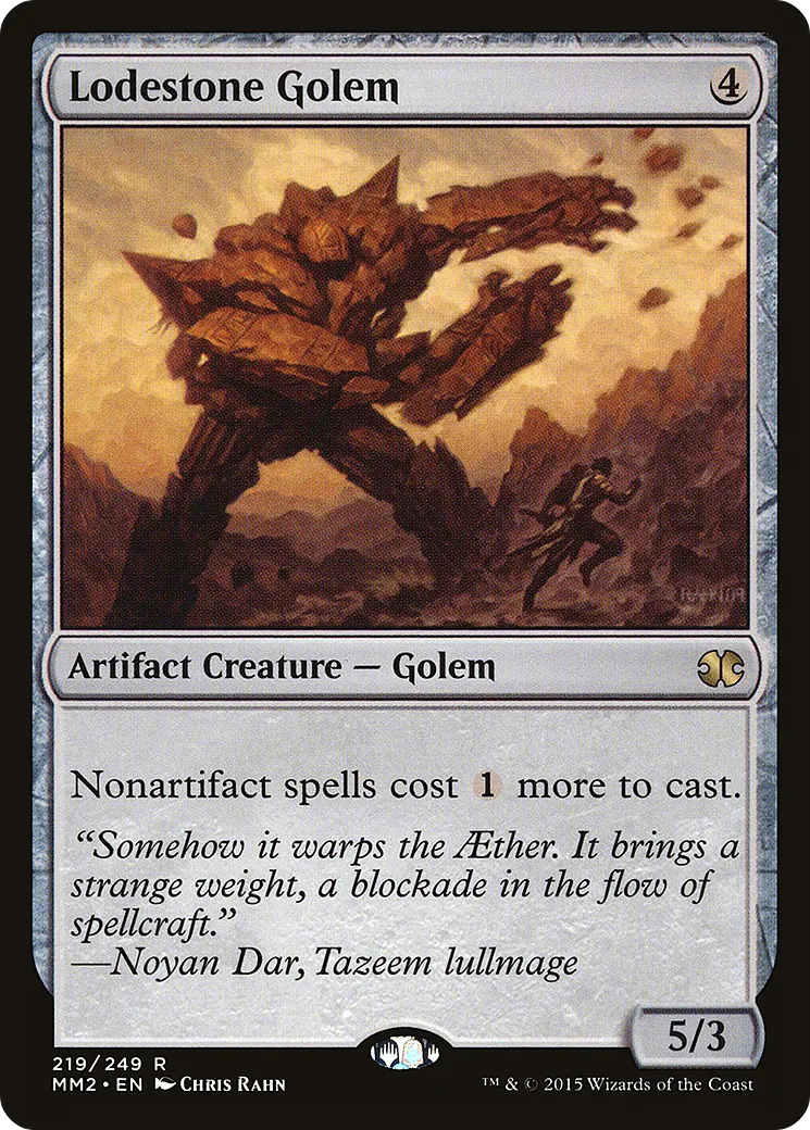 Lodestone Golem — Modern Masters 2015 — Magic: The Gathering
