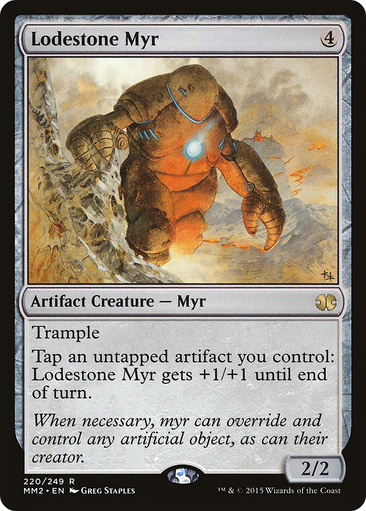 Lodestone Myr — Modern Masters 2015 — Magic: The Gathering