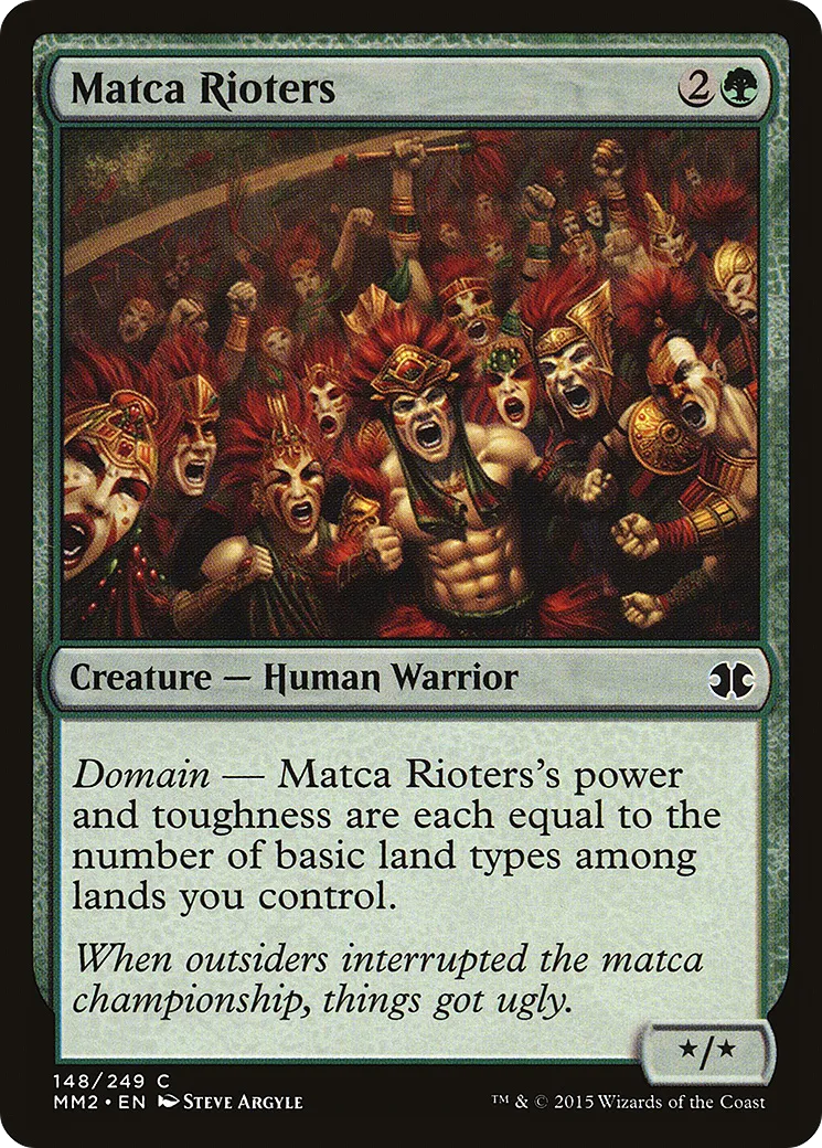 Matca Rioters — Modern Masters 2015 — Magic: The Gathering