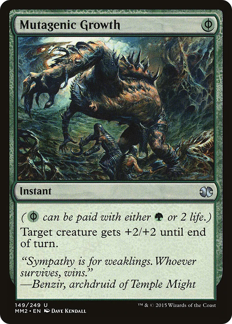 Mutagenic Growth — Modern Masters 2015 — Magic: The Gathering