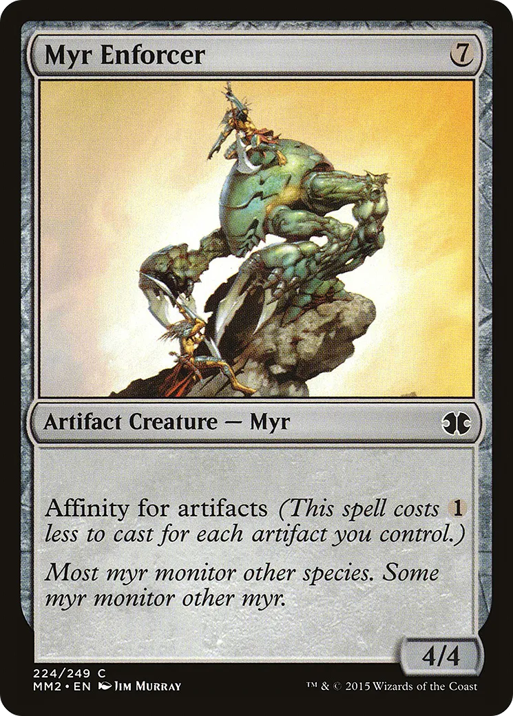 Myr Enforcer — Modern Masters 2015 — Magic: The Gathering