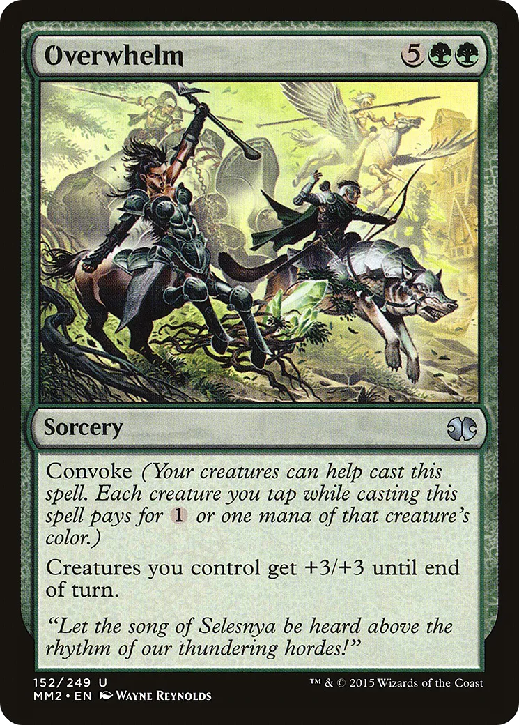 Overwhelm — Modern Masters 2015 — Magic: The Gathering